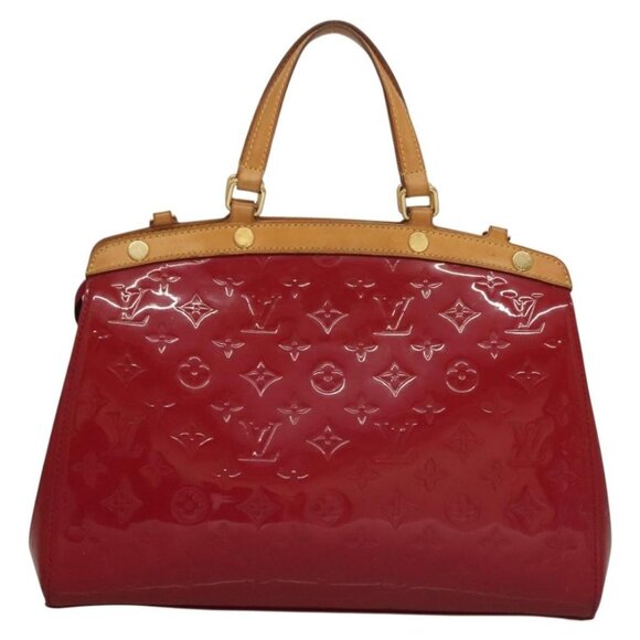LOUIS VUITTON Monogram Vernis Blair MM Hand Bag Rose Indian M91798 Auth 132578 - Picture 3 of 16